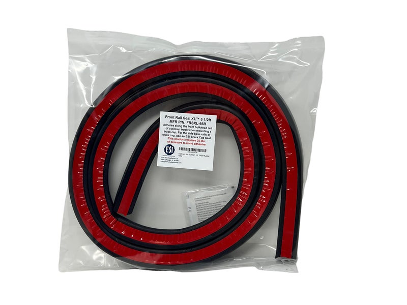 ESI Front Rail Seal XL 5 1/2' EPDM Rubber for Truck Capsâ€”Fills a Height Gap from .488" to 1" - Image 4